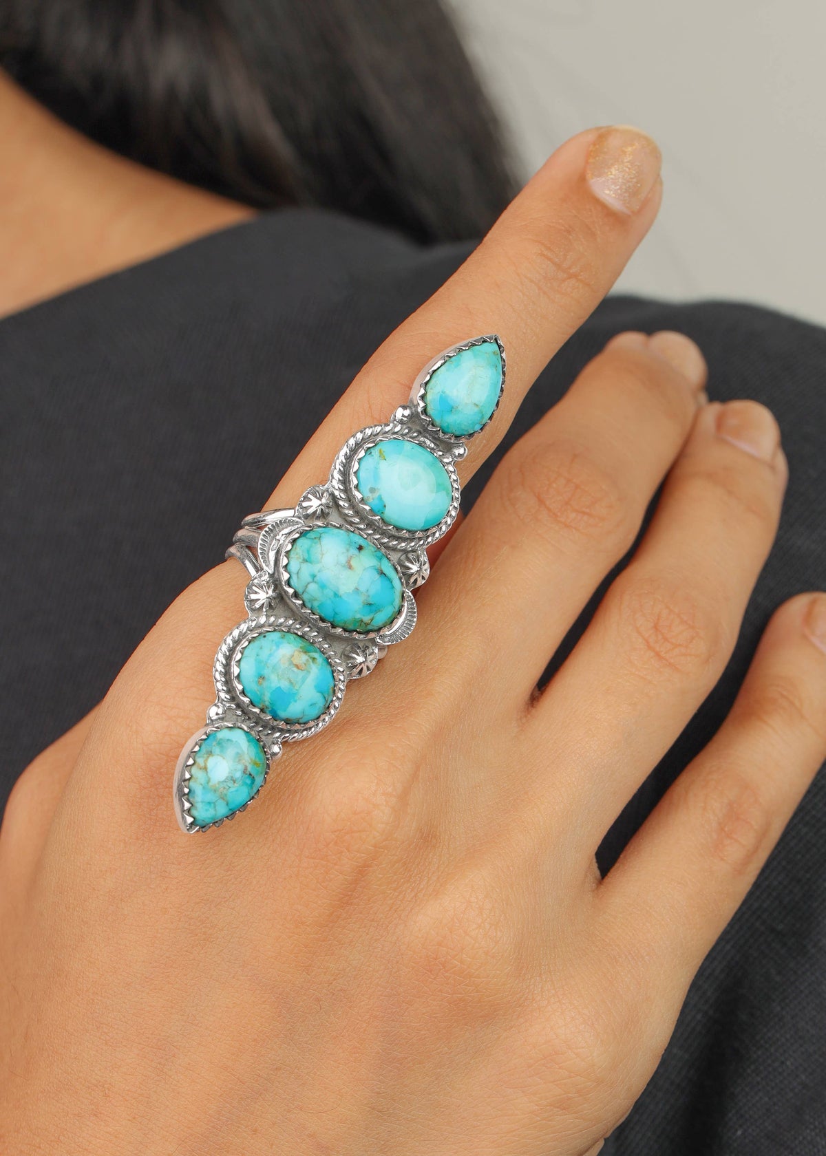 Turquoise Multi-Stone Ring