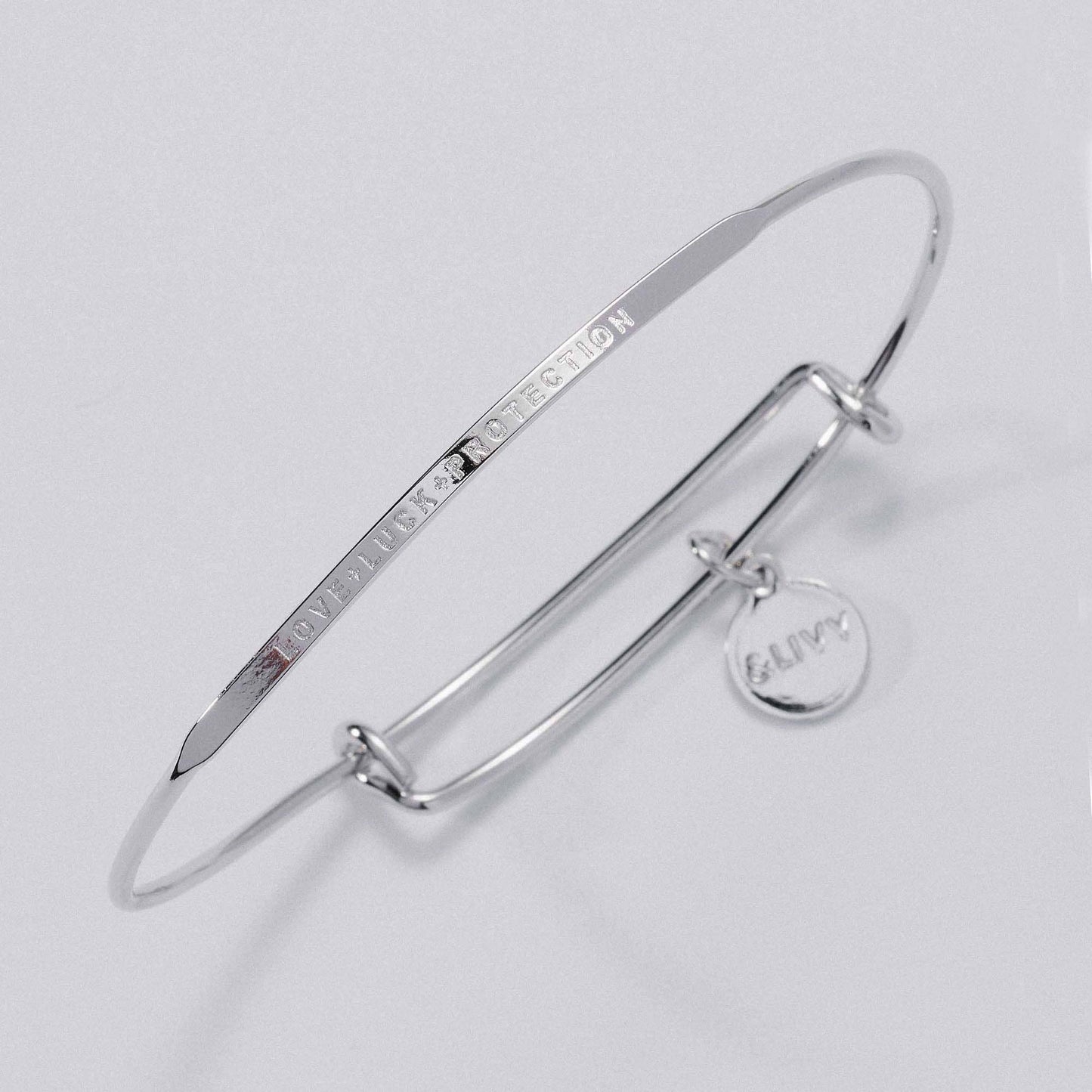 Love + Luck + Protection Affirmation Bangle