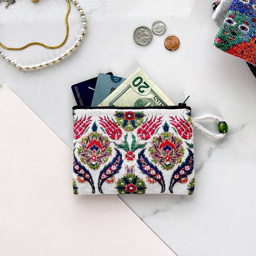 Handmade Fabric Pouch, Coin Purse