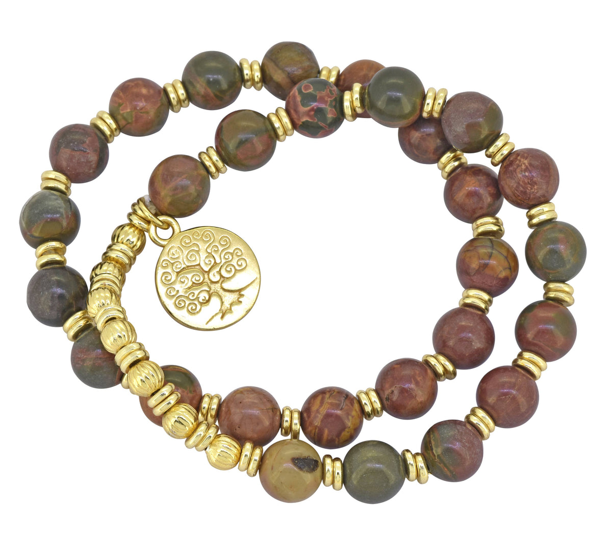 Jasper Stretch Bracelet – Polita's Place Apothecary & Wellness