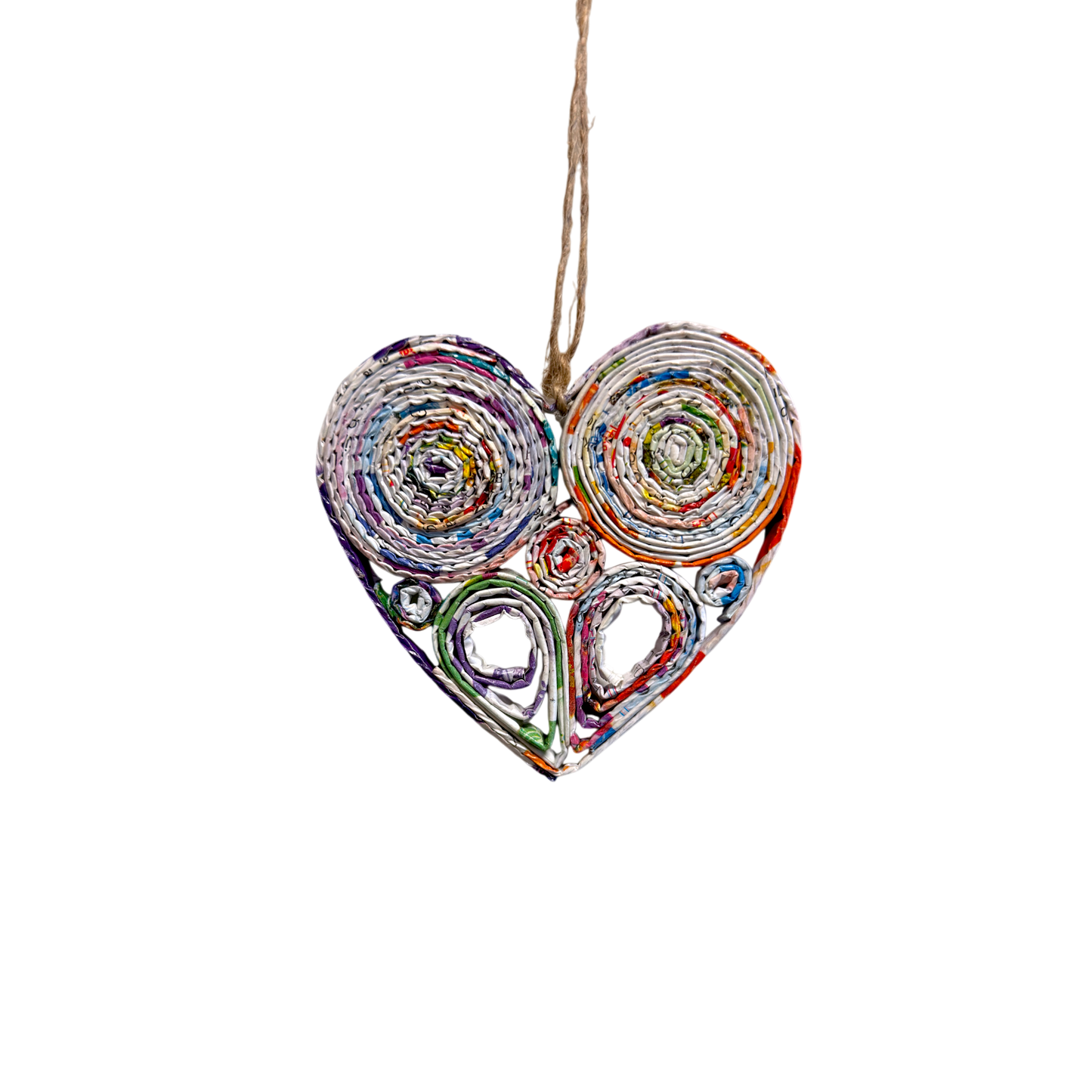 Heart Valentine Ornament - Recycled Paper