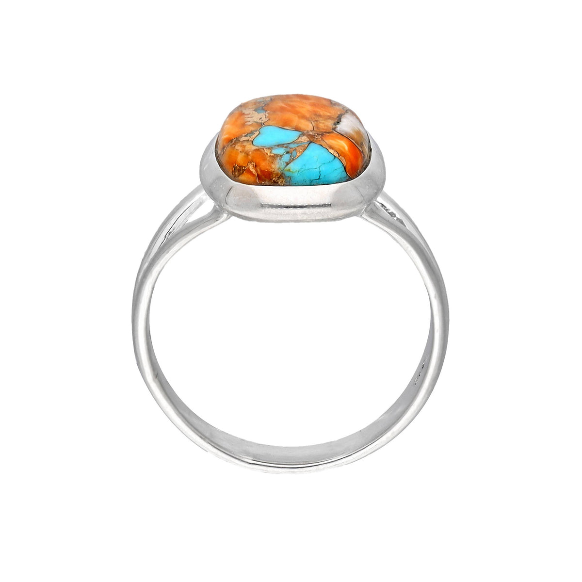 Oyster Copper Turquoise Ring