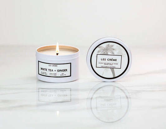 White Tea & Ginger Organic Coconut Wax Candle