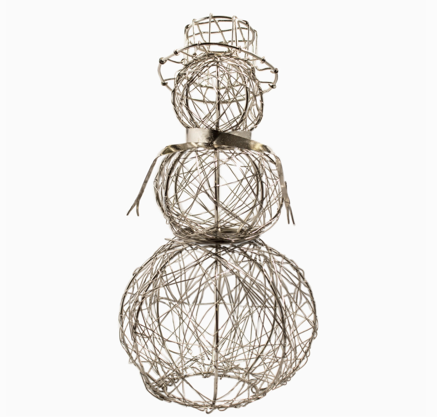Silver Wire Snowman