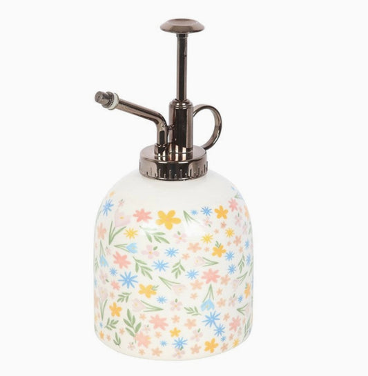 Spring Floral Print Ceramic Plant Mister