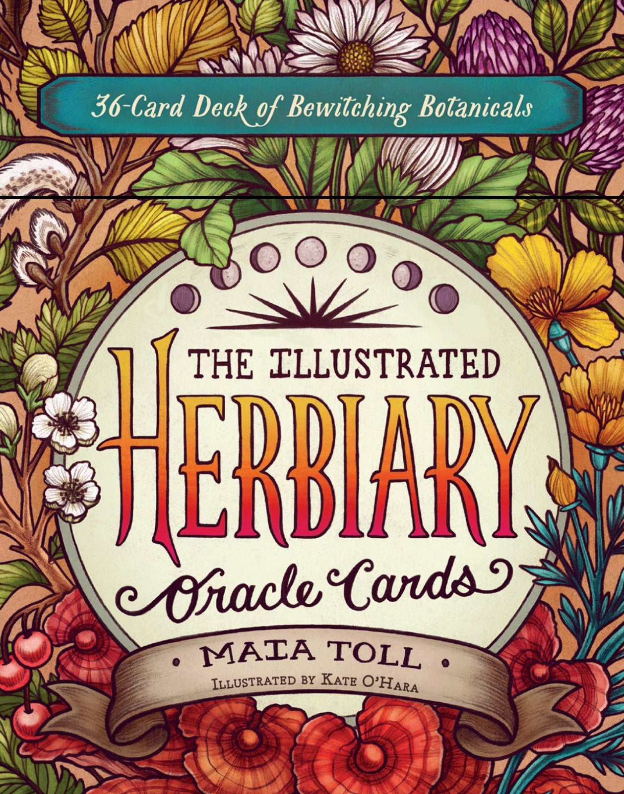 The Illustrated Herbiary Oracle Cards by Maia Toll