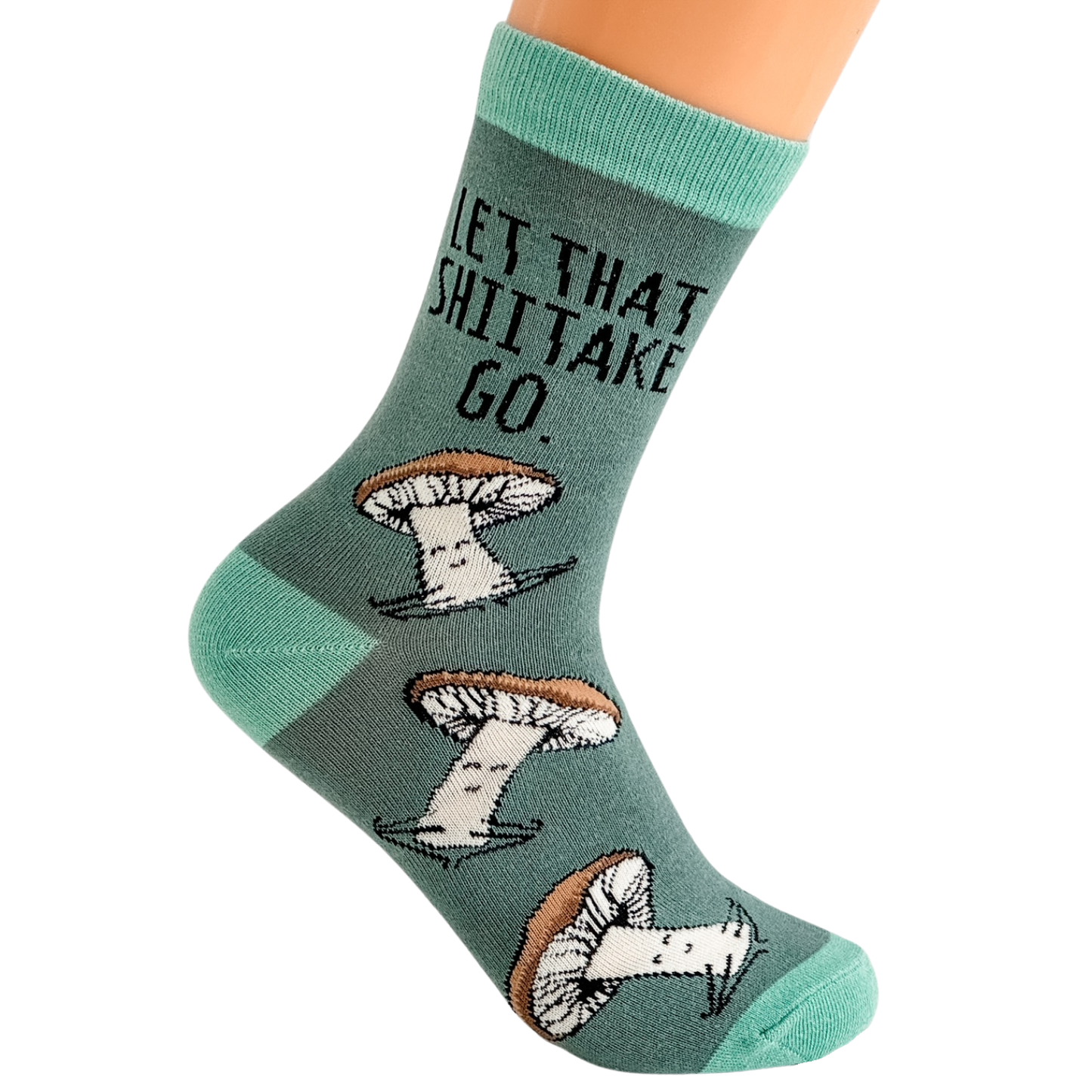 Let That Shiitake Go - Funny Unisex Socks