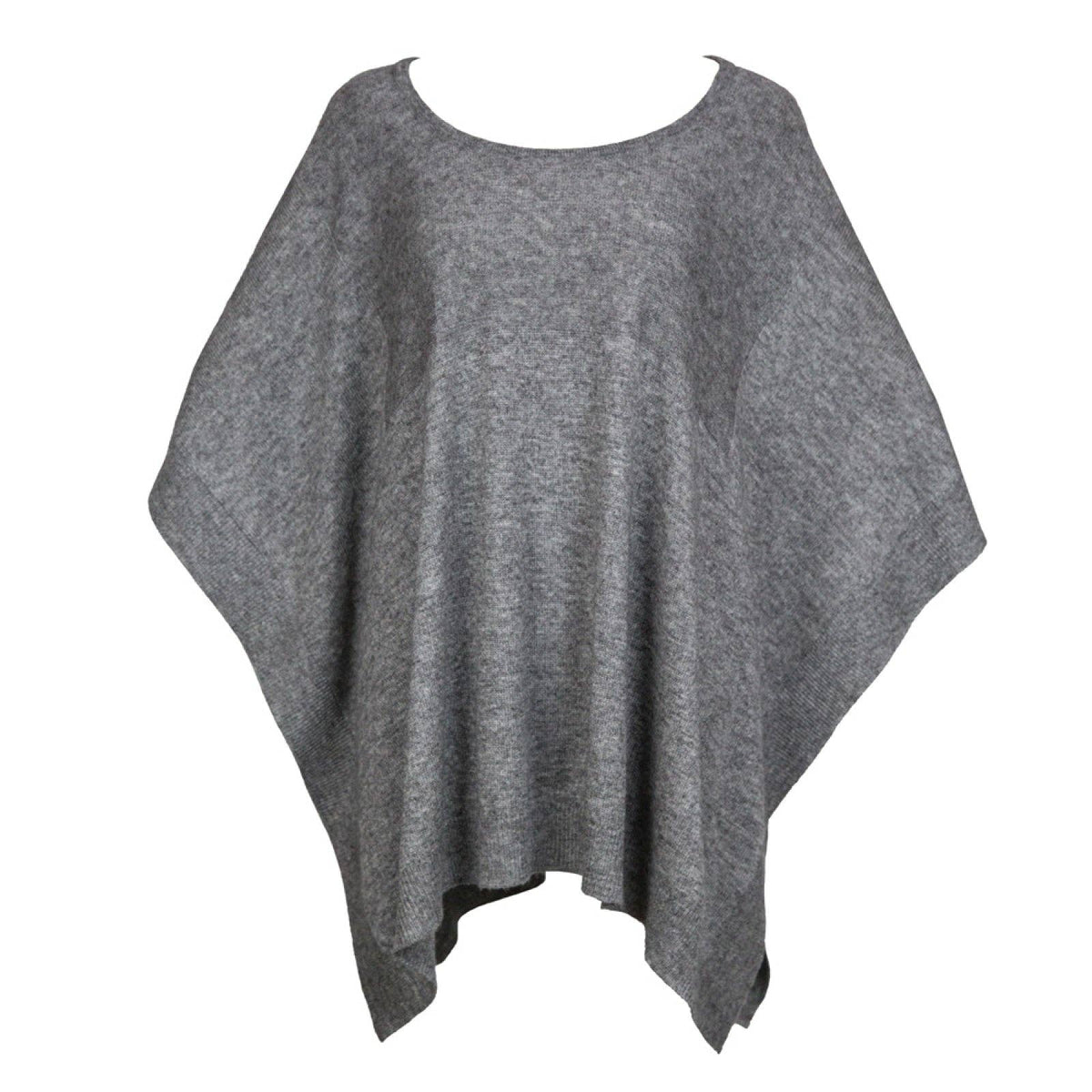 Round Neck Free Style Cashmere Poncho