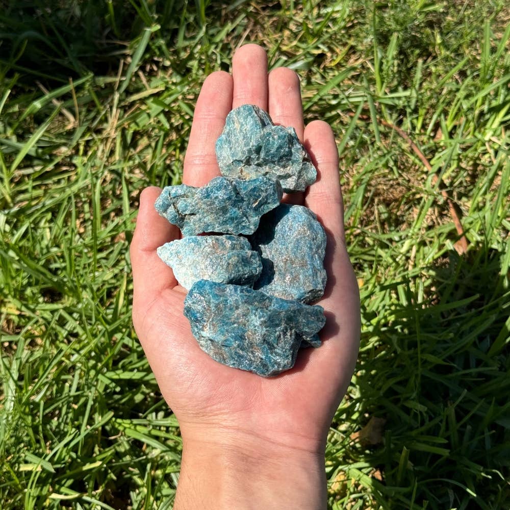 Raw Crystal - Blue Apatite