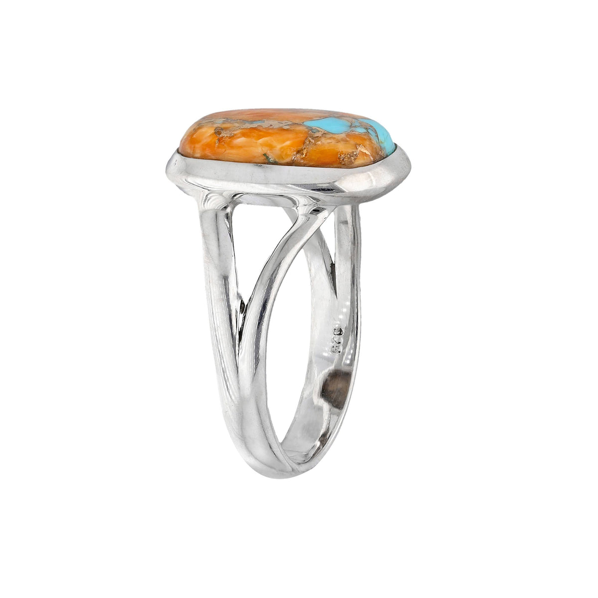 Oyster Copper Turquoise Ring