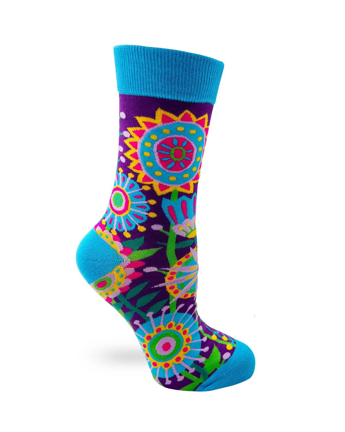 Funky Floral Women's Crew Socks