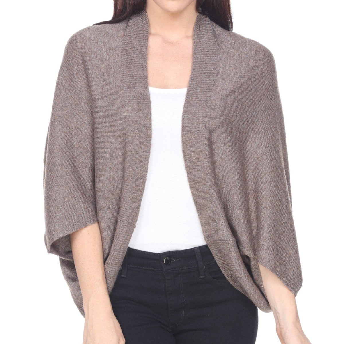 Cashmere Plain Shrug