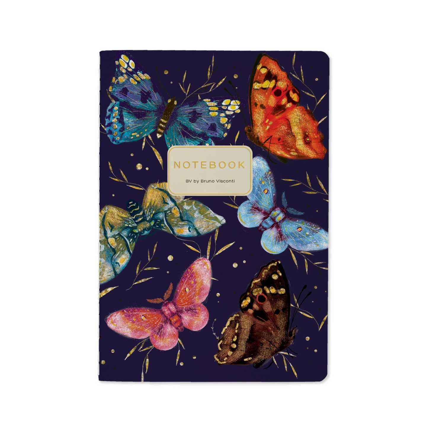 Notebook - Butterflies on Blue