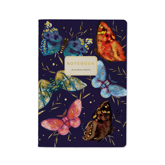 Notebook - Butterflies on Blue