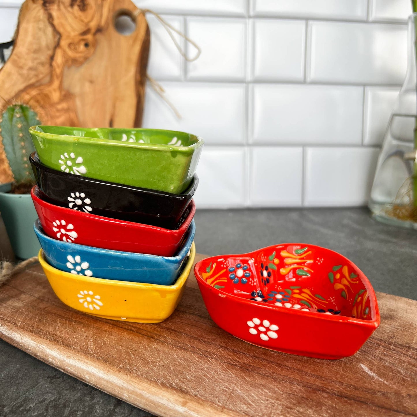Heart Shaped Trinket Dish, Pinch Bowls, Cute Kitchen Decor