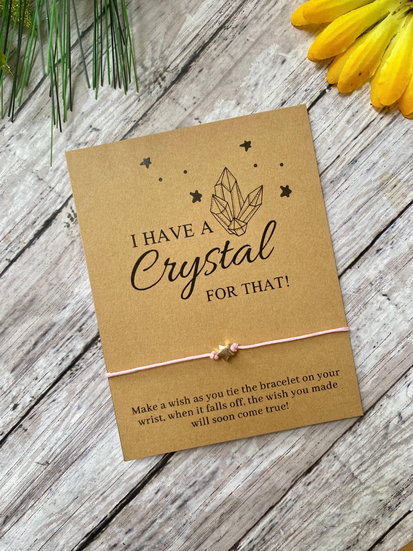"I Have a Crystal For That" Wish Bracelet