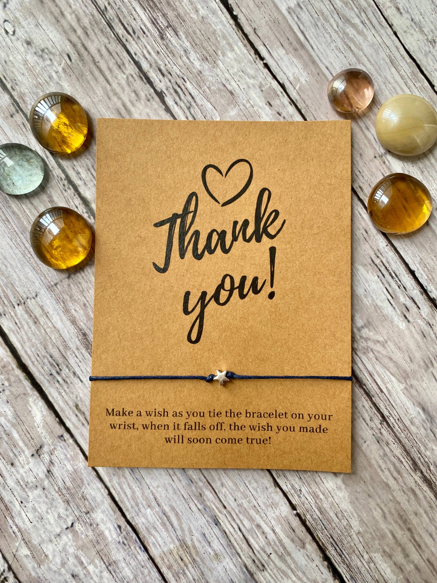 "Thank You" Wish Bracelet