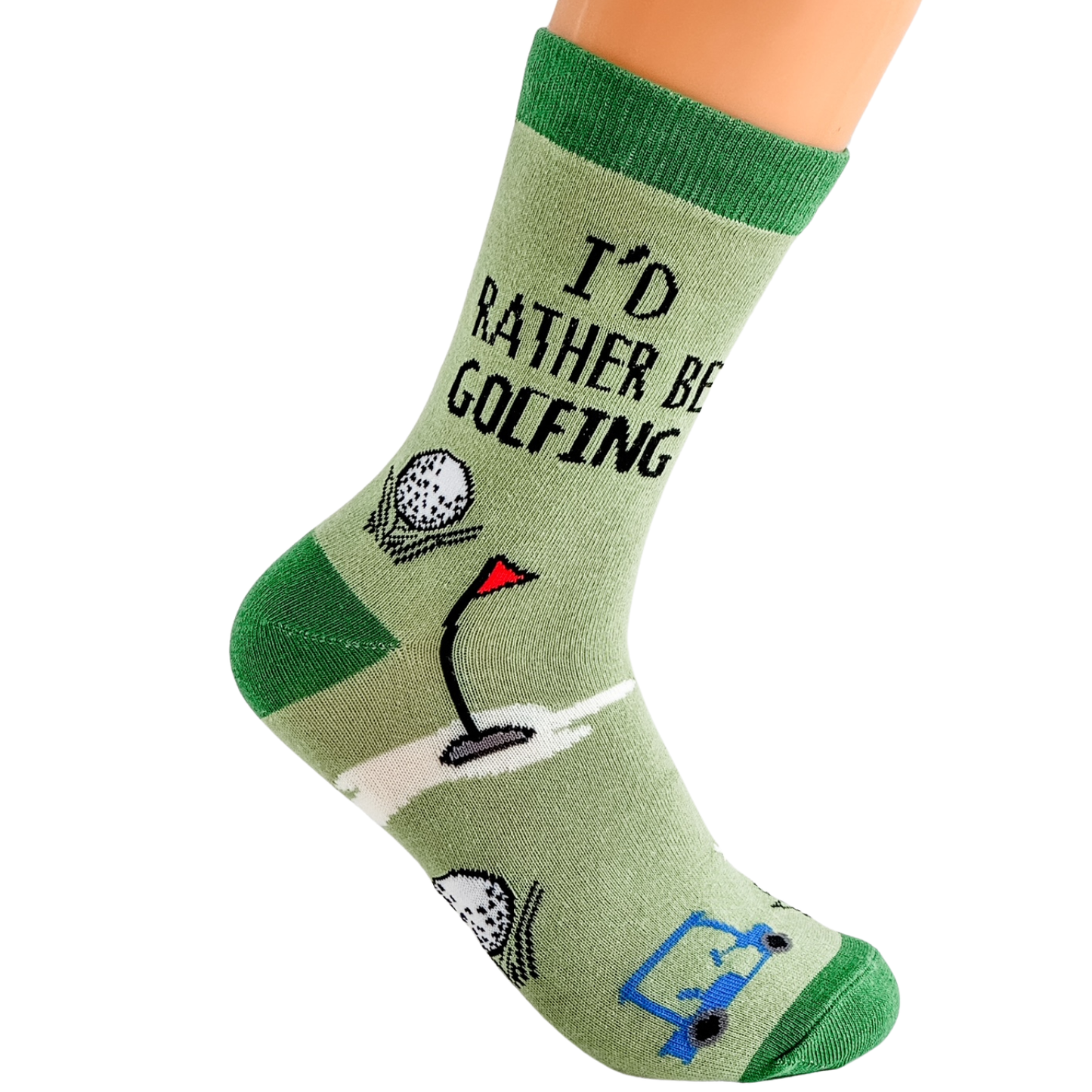 I'd Rather Be Golfing - Funny Unisex Socks