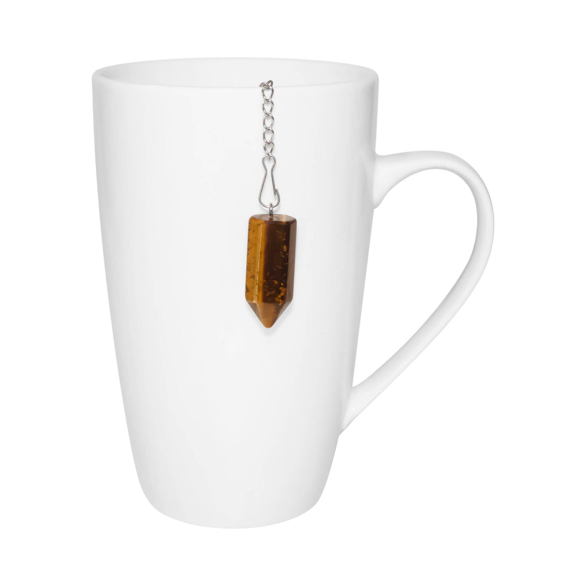 Loose Leaf Tea Infuser, Tiger Eye Charm Ball