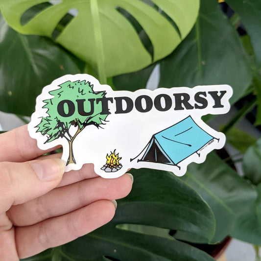 Outdoorsy - Sticker