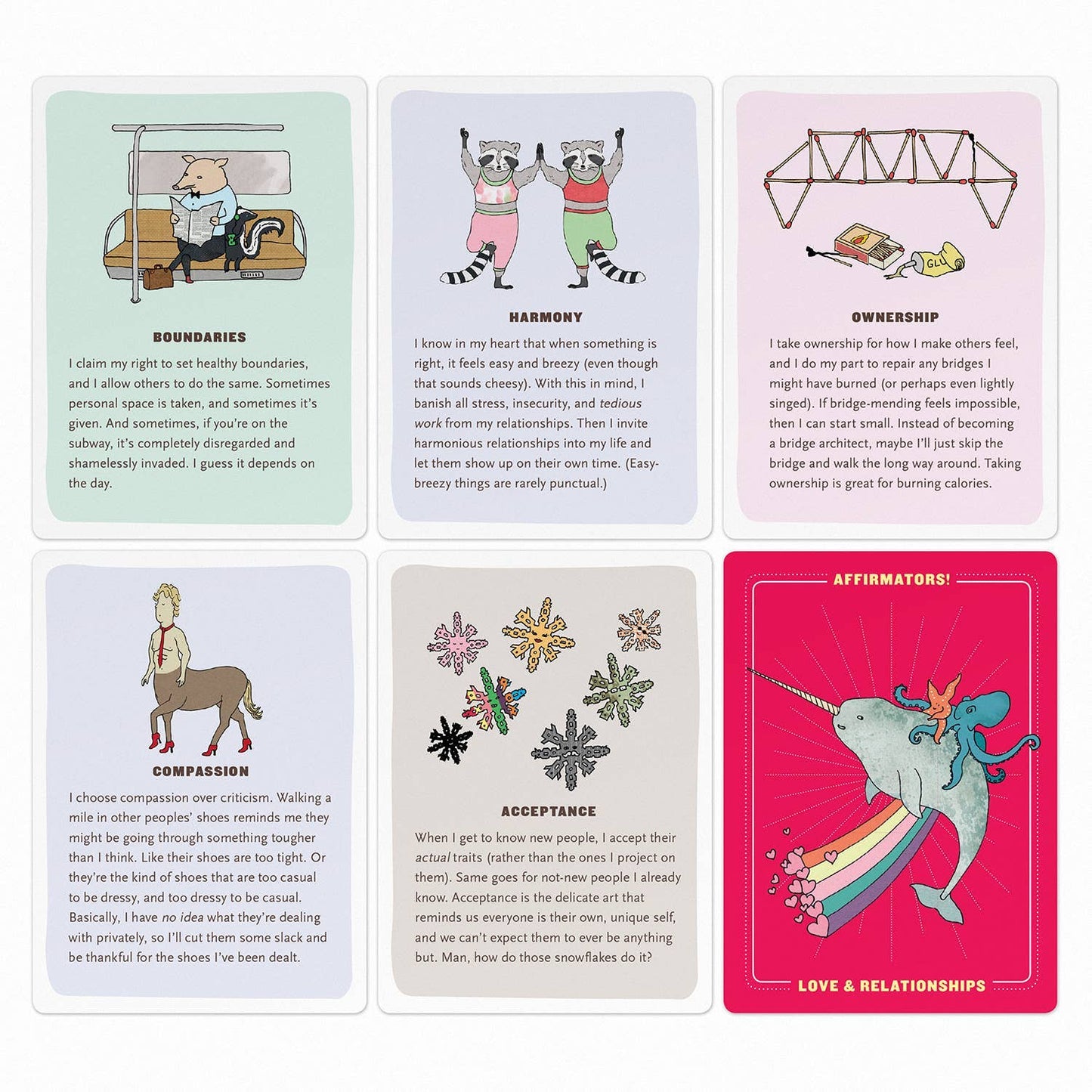 Affirmators!® Love & Relationships: 50 Affirmation Cards