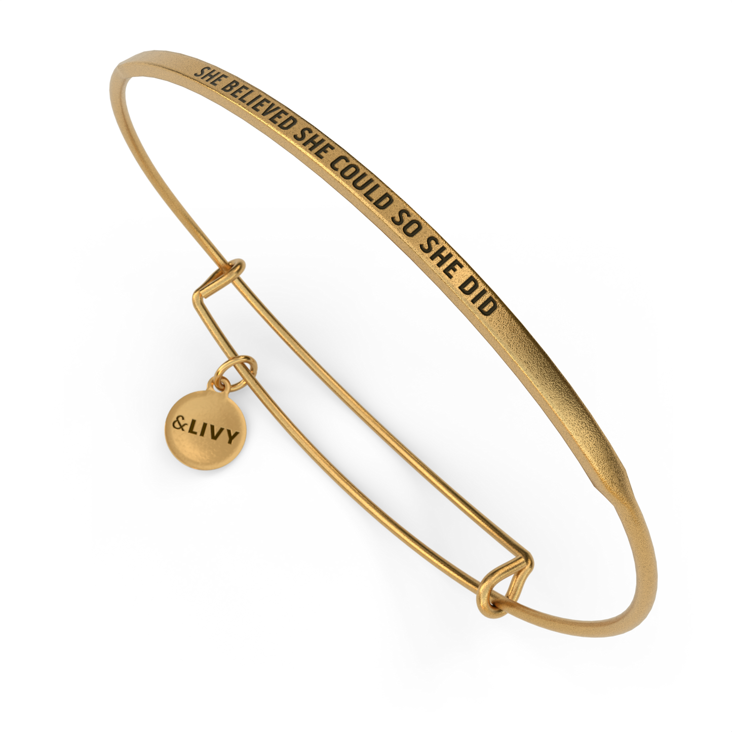 She Believed She Could So She Did Bangle
