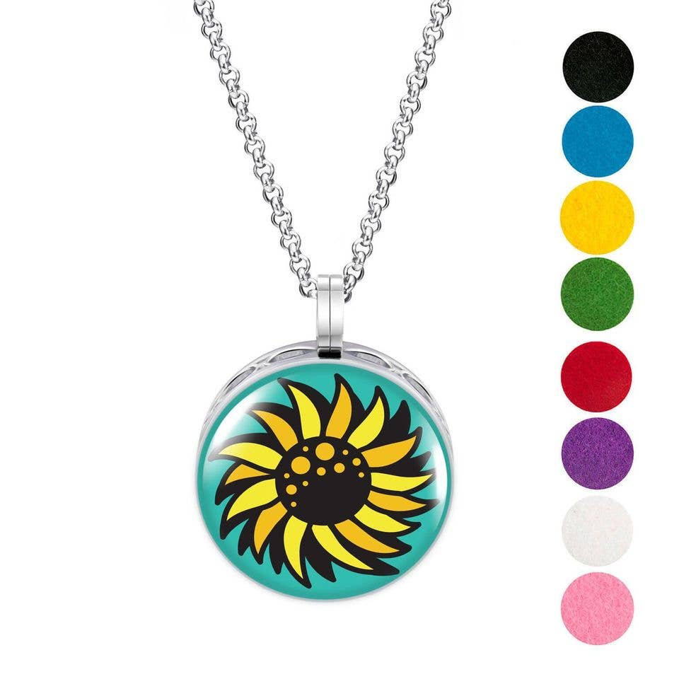 Sunflower Necklace Diffuser