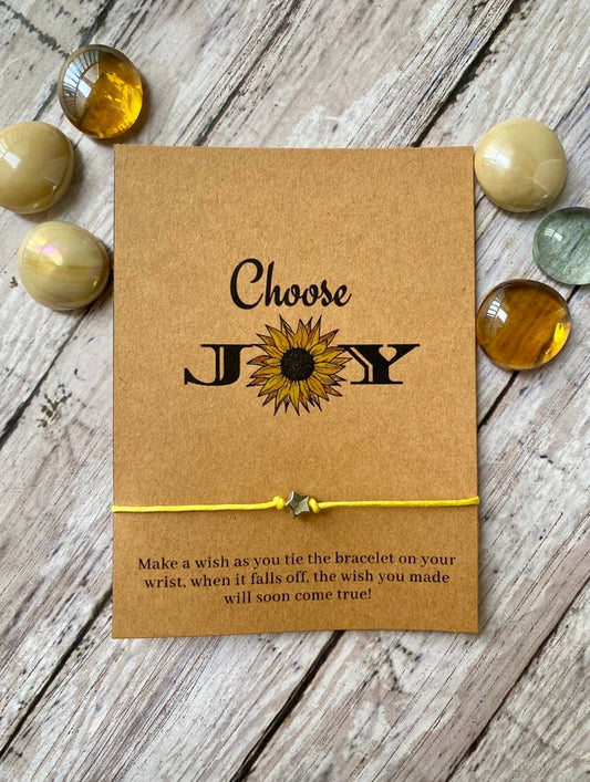 "Choose Joy" Wish Bracelet