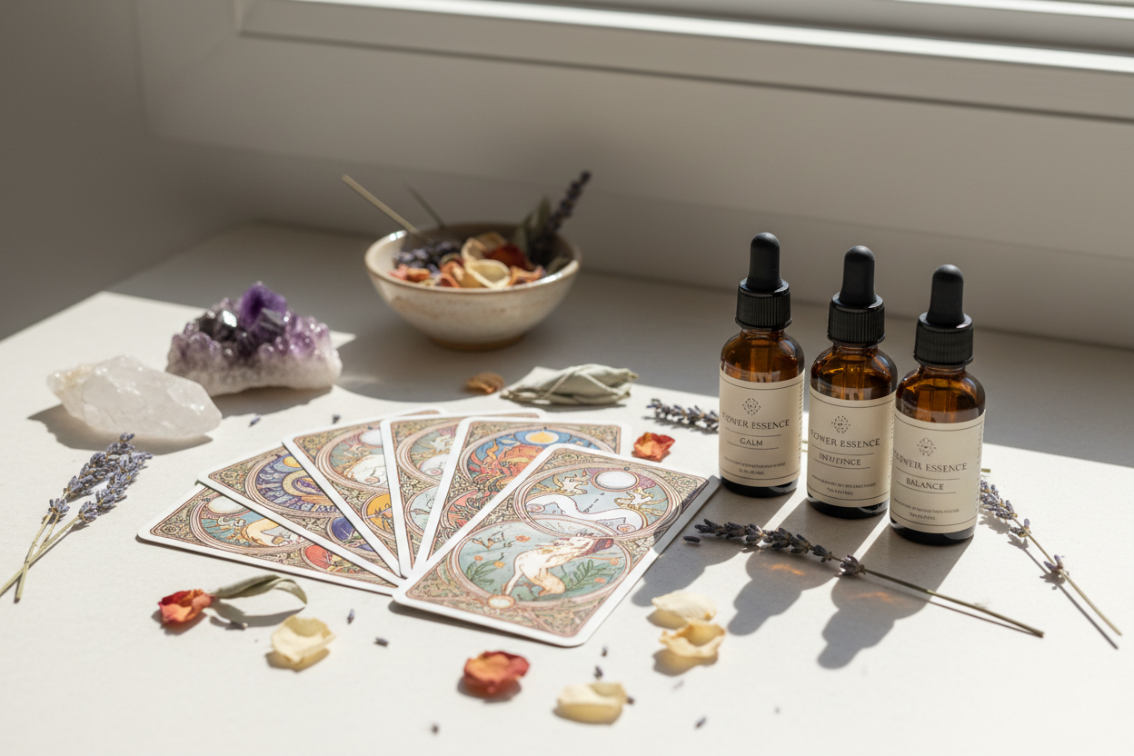 tarot and flower essence